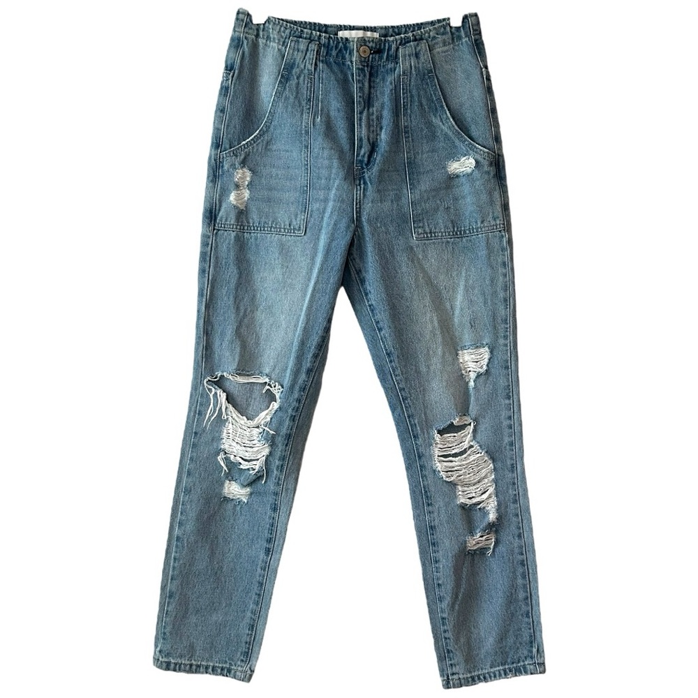 Vervet Women’s Distressed High Rise Mom‎ Jeans  Sz 27